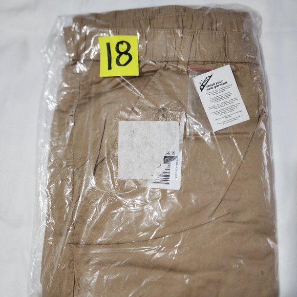 King Size Khaki Denim Casual Pants 7XL x 38 - Picture 1 of 2